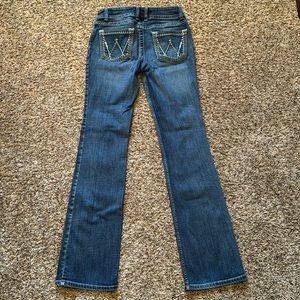 Ladies Bootcut Wrangler Jeans Size 1/34